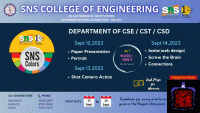 SNS COLORS 2K23 Technical Symposium Poster